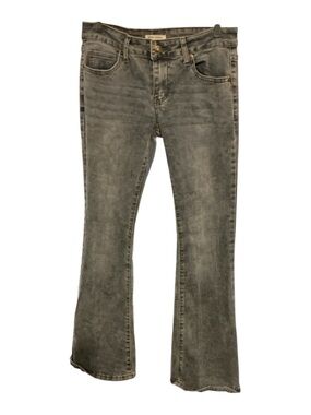 Women's Love SoHo Gray Washed Flare Jeans